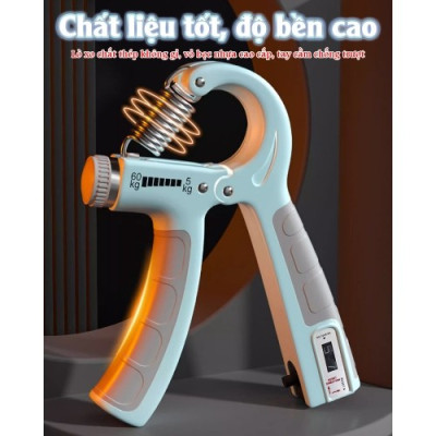 Kìm tập cơ tay chữ A có đếm số Nikio NK-17C - Điều chỉnh lực từ 5kg đến 60kg