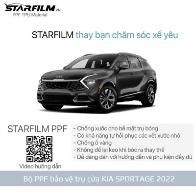 SPORTAGE 2022 PPF TPU Trụ bóng chống xước tự hồi phục STARFILM