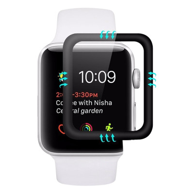 Miếng Dán Cường Lực Glass 3D 9H Full Màn Hình Cho Apple Watch - Hàng chính hãng