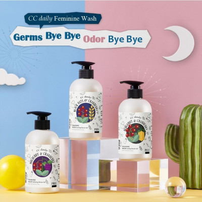 Dung Dịch Vệ Sinh Phụ Nữ CC Daily Feminine Wash Soothing And Calming Shower Gel (Black Oats & Cranberry) 330g