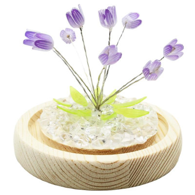 Đèn Trang Trí Hoa Tulip 9 Bông - Tùng Phát - TP-1670 - Màu Tím