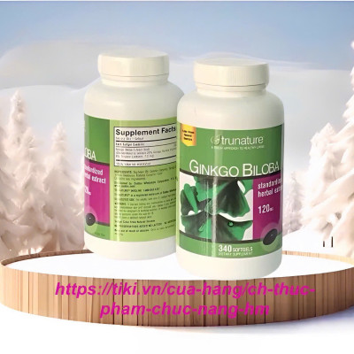 Viên uống bổ não Ginkgo biloba 120mg, Mỹ, 340 viên