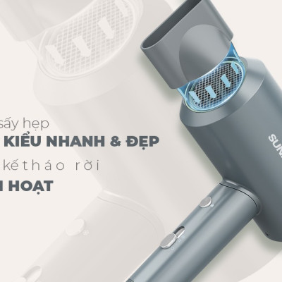 Máy Sấy Tóc SUNHOUSE SHD2315 - Màu Ngẫu Nhiên - Hàng Chính Hãng
