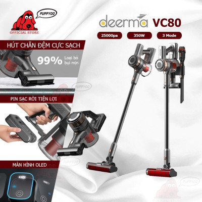 Máy hút bụi không dây Deerma DEM-VC80 Hàng chính hãng