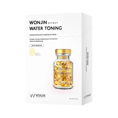 Combo 10 Mặt Nạ Dưỡng Trắng WonJin Effect Water Toning Mask 30g