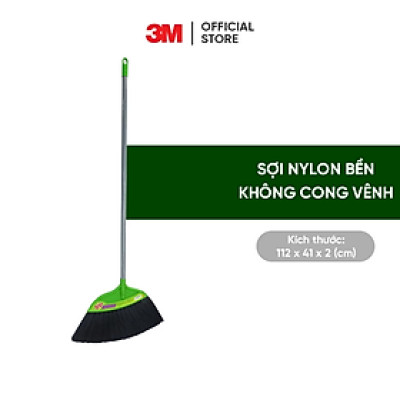 Chổi quét nhà 3M Scotch-Brite, sợi nylon siêu bền, không rơi bụi, không cong vênh, 28x105x5cm, Dùng quét dọn nhà cửa