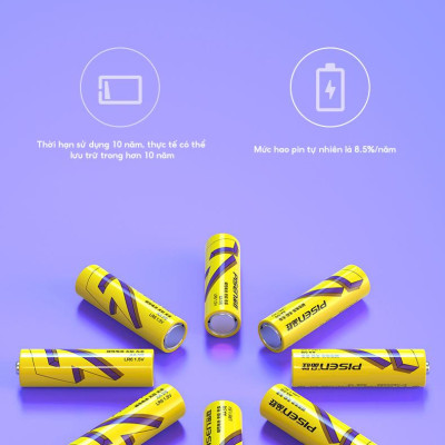 Vỉ 8 Pin Đũa AAA7 1.5V SuperLife - Pisen LR03