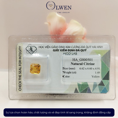 Viên đá thạch anh vàng (Citrine) thiên nhiên_HA-G000501