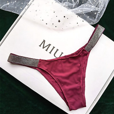 Quần Lót Nữ Sexy Chất Cotton Trơn Màu Thoáng Mát