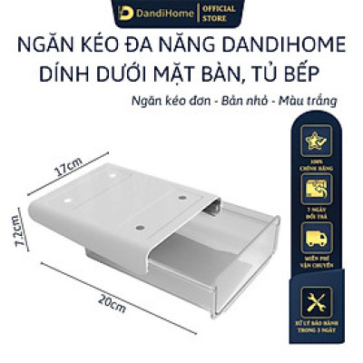 Ngăn kéo đa năng DandiHome dán dưới mặt bàn làm việc và tủ bếp 