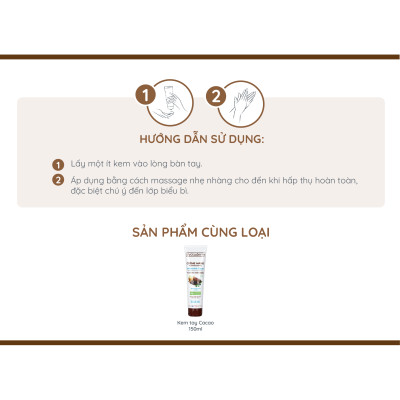 Kem dưỡng ẩm làm mềm bảo vệ da tay Evoluderm 150ml