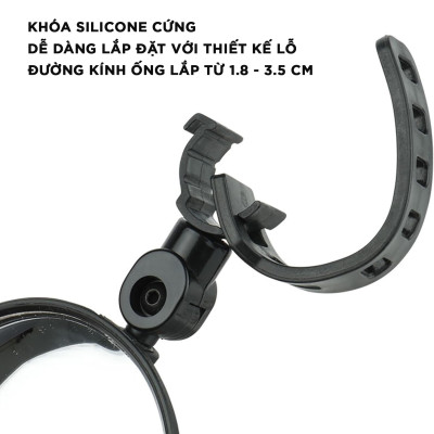 Gương Kính Chiếu Hậu Tháo Rời Dành Cho Xe Đạp Kính Lồi 8 Cm Cleacco Boro Sport