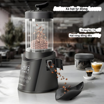 Máy rang hạt cà phê công nghệ gia nhiệt không khí chuyên nghiệp. Thương hiệu Mỹ cao cấp Cafemasy SCR-306. Hàng chính hãng