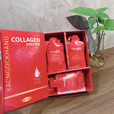 Combo 2 hộp Nước uống đẹp da Collagen Dipeptide Sắc Ngọc Khang tinh khiết 30 túi