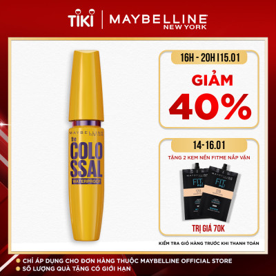 Mascara Maybelline Magnum Làm Dày Mi 10 Lần (9.2ml)