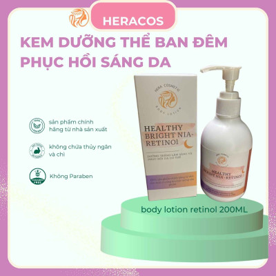 Kem Dưỡng Thể Hera Cosmetic Healthy Bright Nia-Retinol Body Lotion - 200ml - Hàng Chính Hãng