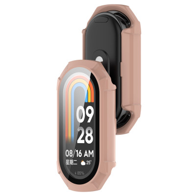 Ốp Case PC Mặt Kính Cường Lực chống va đập cho Xiaomi Mi Band 8 / Xiaomi Mi Band 9 - Hàng Chính Hãng