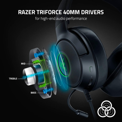 Tai nghe có dây Razer Kraken V3 X (Hàng chính hãng)