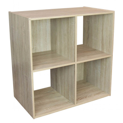 Kệ sách gỗ lắp ghép giá rẻ SMLIFE Beata