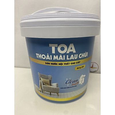 Sơn nước Toa thoải mái lau chùi nội thất màu xanh ngọc 7508 _5L