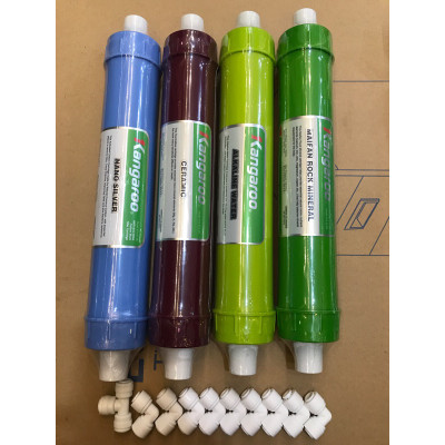 [Trọn bộ] 4 Lõi Lọc Khoáng 5678 KANGAROO - Hàng chính hãng - Cung cấp khoáng