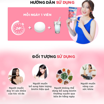 Viên Uống DHC Biotin Ngăn Rụng Tóc Sustained Release 30 Ngày