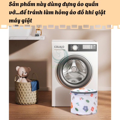 TÚI LƯỚI GIẶT ĐỒ ĐA NĂNG MẪU HOA – 2 LỚP LƯỚI TỔ ONG CAO CẤP TÚI GIẶT ĐỒ MẪU HOA ĐÁNG YÊU – LƯỚI DÀY 2 LỚP