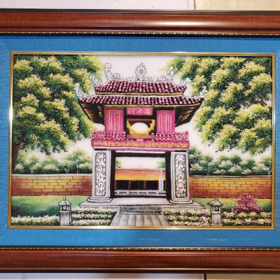 TRANH ĐÁ TỰ NHIÊN - VĂN MIẾU ( QUỐC TỬ GIÁM - KHUÊ VĂN CÁC )