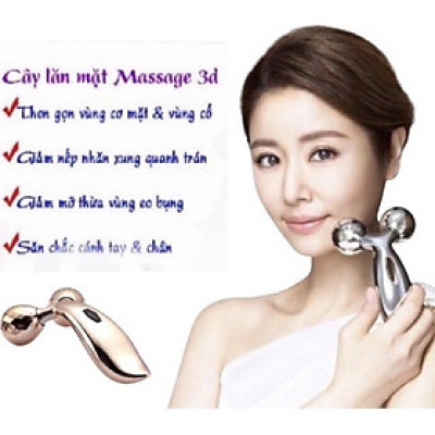 (Tổng kho) Con Lăn massage mặt, thanh lăn matxa 3D cao cấp Massage cơ thể: mặt, cánh tay, chân, mông và lưng
