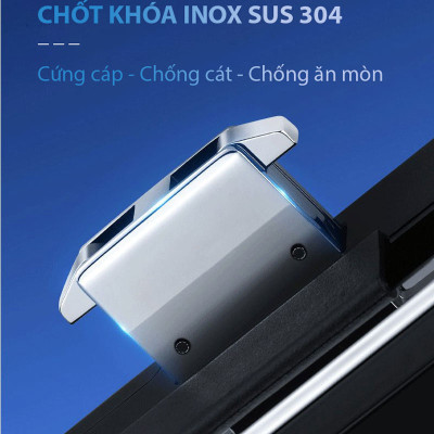 Khóa vân tay cửa kính lùa Kitos KT-GL50
