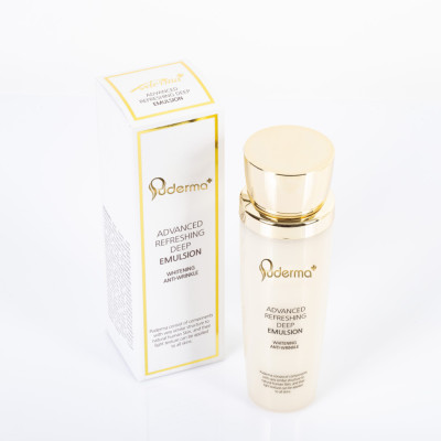 Sữa Dưỡng PUDERMA ADVANCED REFRESHING DEEP EMULSION: Trắng da, chống lão hóa, giảm mụn, thâm, sạm.