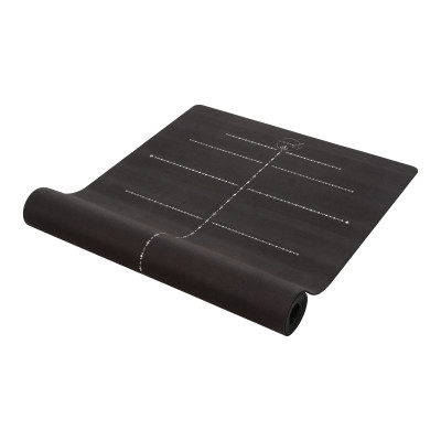 Thảm tập yoga chính hãng Yvonne, Pole Star Black (TẶNG KÈM 3 PHẦN QUÀ), dày 6mm bề mặt nhám, siêu bám, chống trơn trượt, ưa mồ hôi