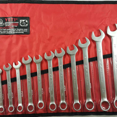 BỘ CỜ LÊ VÒNG, MIỆNG  14 CHI TIẾT 8-24 - thép cao cấp