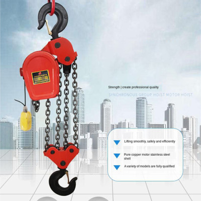 Pa Lăng Xích Điện ABG dhp (Loại 1 Tấn) Chiều Dài Xích 6 Mét - Hàng Chính Hãng