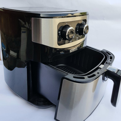 Nồi Chiên Không Dầu Dung tích Lớn 8 Lít, Công suất 1800W, Giỏ Chiên Rời, Ốp Inox LORENTE LT-1619 - HÀNG CHÍNH HÃNG