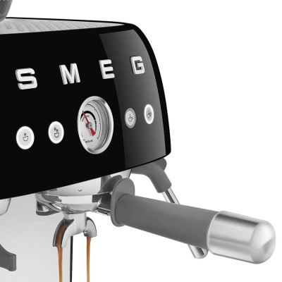 Máy pha cafe SMEG EGF03BLEU màu đen kèm cối xay Hàng chính hãng