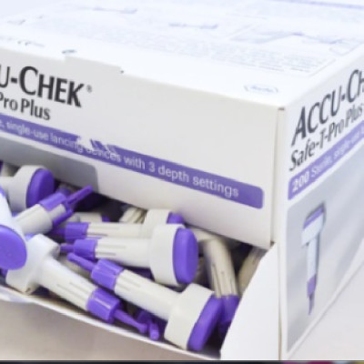 Hộp 200 cây kim lấy máu Accu-Chek Safe-T-Pro Plus - Không cần sử dụng bút