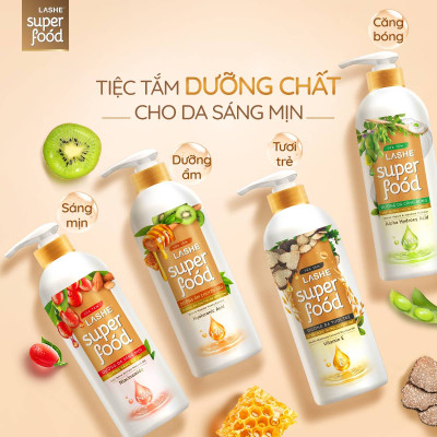 SỮA TẮM LASHE SUPERFOOD 610G