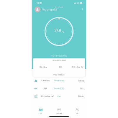  CÂN SỨC KHOẺ THÔNG MINH RAPIDO RSB02-S ( có kết nối Bluetooth ) - Hàng chính hãng
