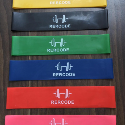 Sét 6 Dây Đàn Hồi Tập Gym Yoga,Tập Mông Đùi,chân tay Dây Kháng Lực, Dây Đàn Hồi Tập Thể Dục - Hàng Chính Hãng