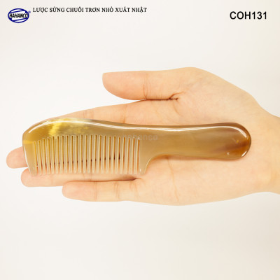 Lược sừng xuất Nhật (Size: S - 14cm) COH131 - Mẫu tiêu chuẩn - Chăm sóc tóc
