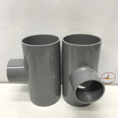 Tê giảm 90 x 60 nhựa PVC Bình Minh _ T90x60