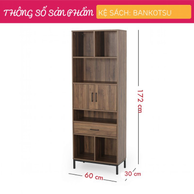 Giá sách đa năng thiết kế đẹp SMLIFE Bankotsu