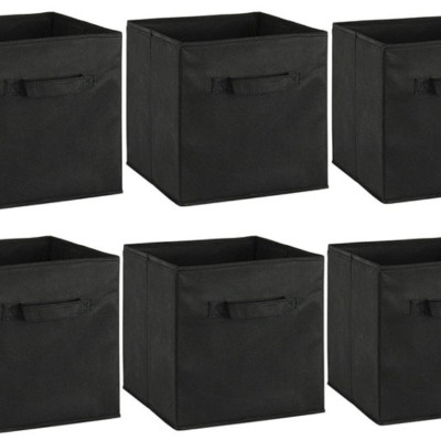 Bộ 2 Hộp Vải Đựng Đồ Đa Năng TD4 Gấp Gọn Cao Cấp, Túi Vải Thụy Điển Kích Thước 28x28x28cm Sang Trọng Không Nắp miDoctor