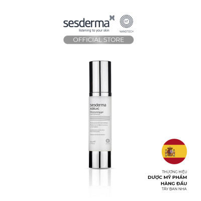 Gel dưỡng ẩm cho da dầu, nhạy cảm, mụn đỏ Sesderma Azelac 50ml