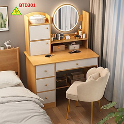 Bàn trang điểm, bàn trang điểm mini, bàn trang điểm có ngăn kéo  BTD301
