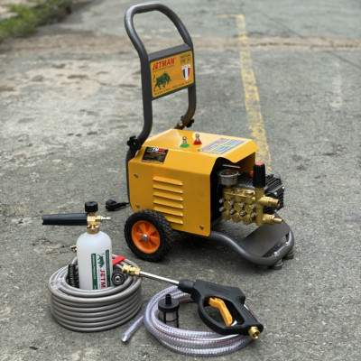 Máy rửa xe chỉnh áp cao cấp 2000W Jetman JET2000S New (tặng bộ 3 khớp nối Tolsen 57120)