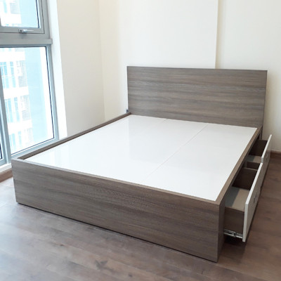 Giường ngủ 2 hộc kéo Tundo 140cm x 200cm