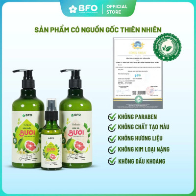 Combo 2 Xịt Dưỡng Tóc Tinh Dầu Bưởi Kích Thích Mọc Tóc, Dưỡng Tóc, Phục Hồi Tóc Hư Tổn BFO Behair
