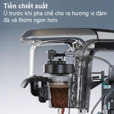 Máy pha cà phê 4 trong 1, Espresso, Viên Nén Nespresso, Nescafe Dolcegusto, Kcup thương hiệu Mỹ cao cấp HiBREW H6 - Hàng Nhập Khẩu